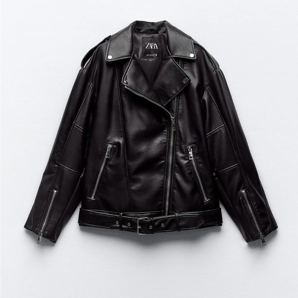 Zara Black Biker Jacket